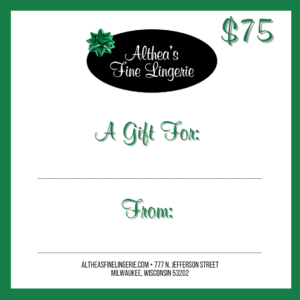 lingerie gift certficate