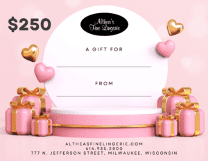 lingerie gift certificate