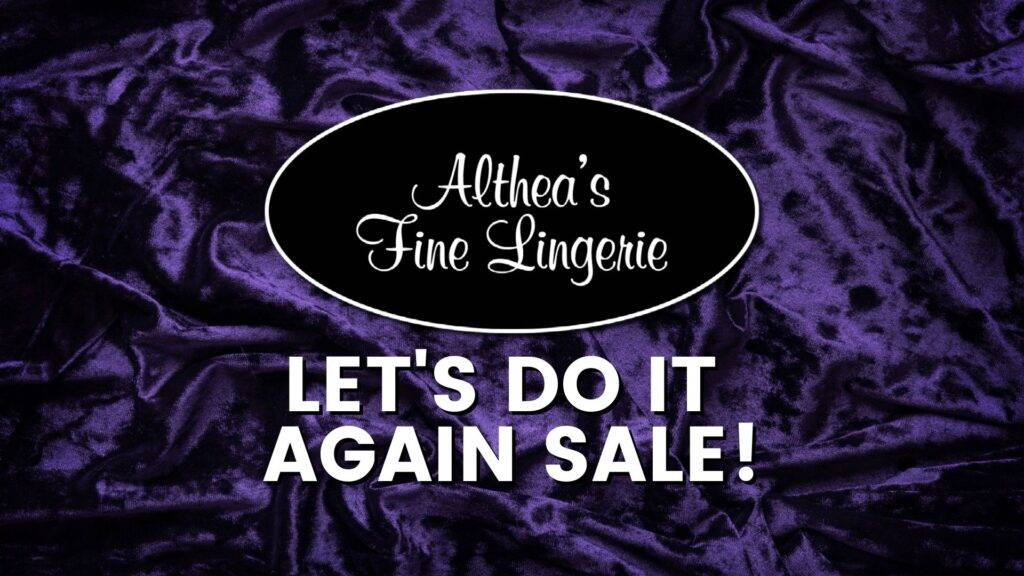 Let's Do It Again Lingerie Sale Graphic